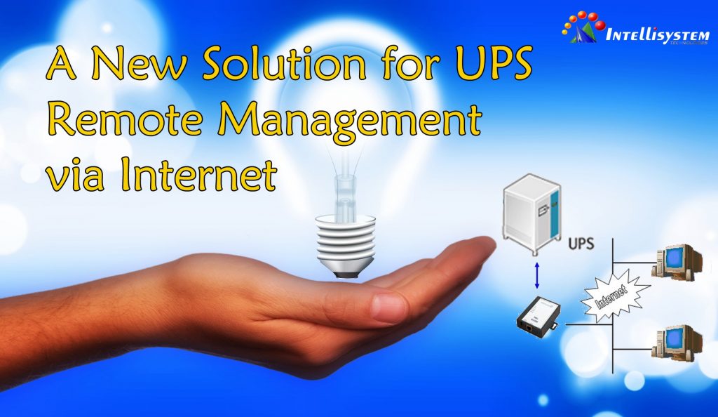 A New Solution for UPS Remote Management via Internet